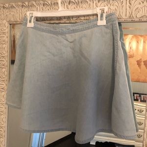 Jean colored skirt